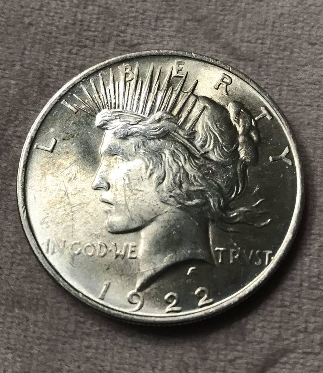 22アメリカ ピースダラー、'64ケネディーハーフダラー$.50、'64$.25