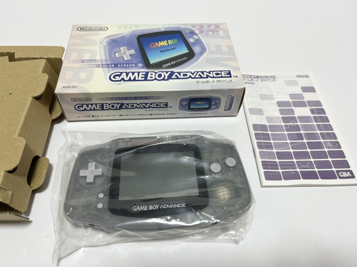 【美品】ゲームボーイアドバンス□本体□ミルキーブルー□
