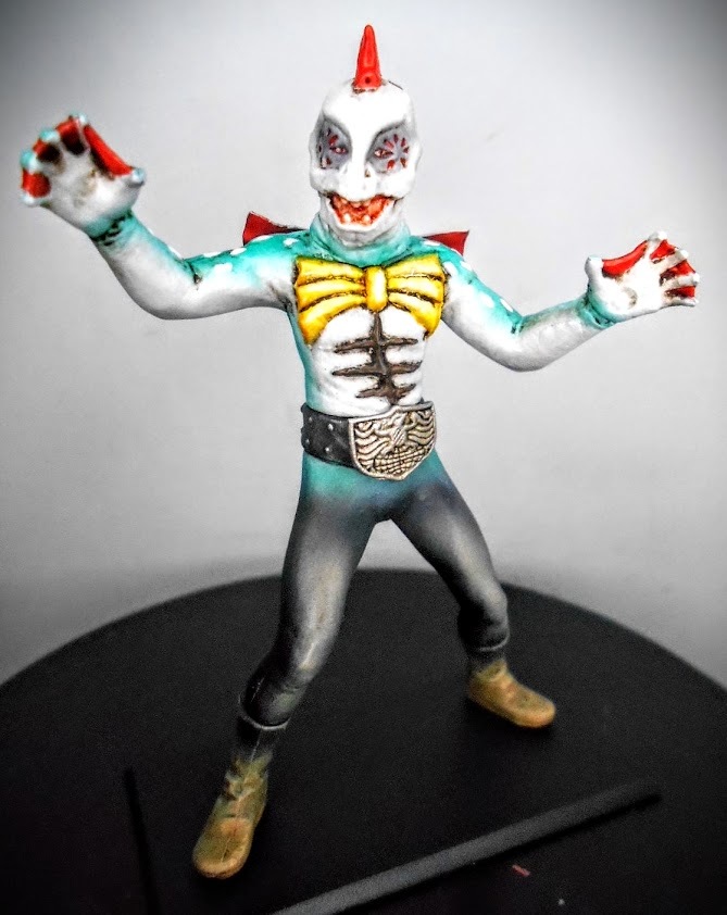 HG仮面ライダー ピラザウルス(ポーズ変更) リペイント 完成品(怪人