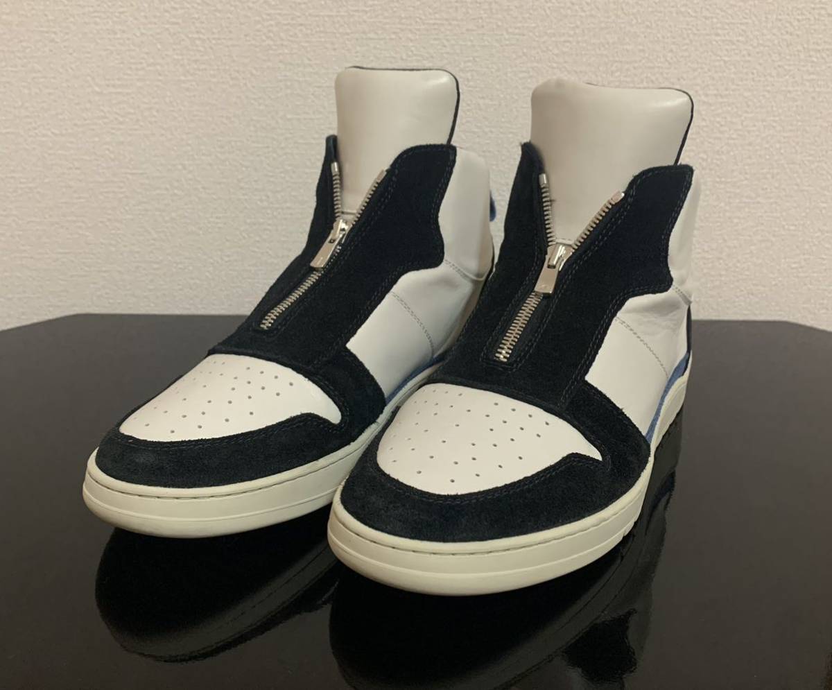 nonnative STROLLER TRAINER HI COW LEATHER BLACK 【公式通販】