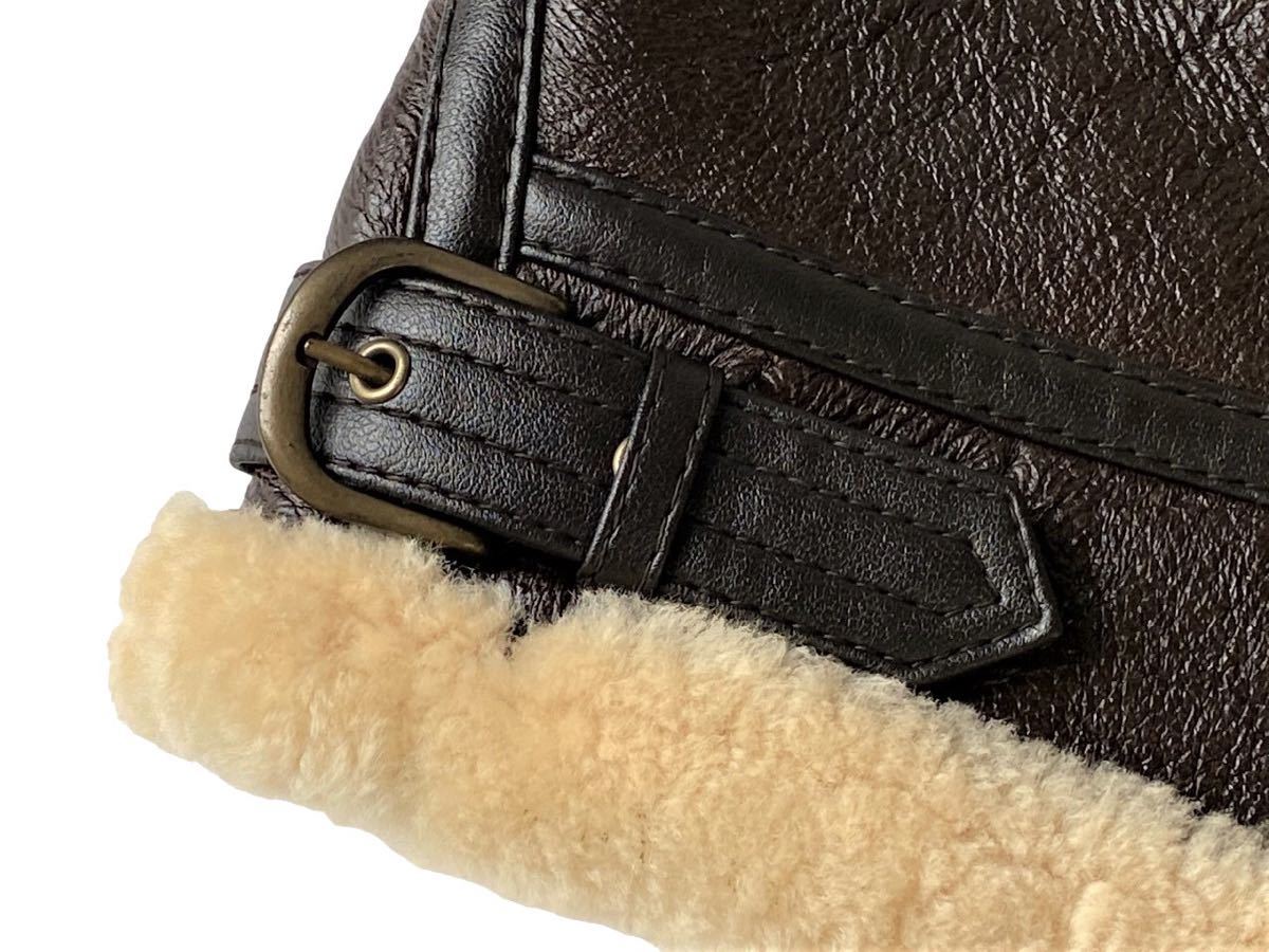極美品 定価10万 極暖 MILITARY CLOTHING TYPE B-3 リアルムートン 