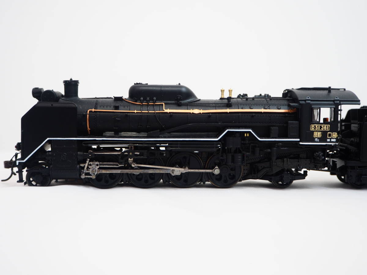 Tenshodo D51 HOゲージモデル HO Gauge Tenshodo 2-8-2 JNR D51 Mikado Streamlined Steam