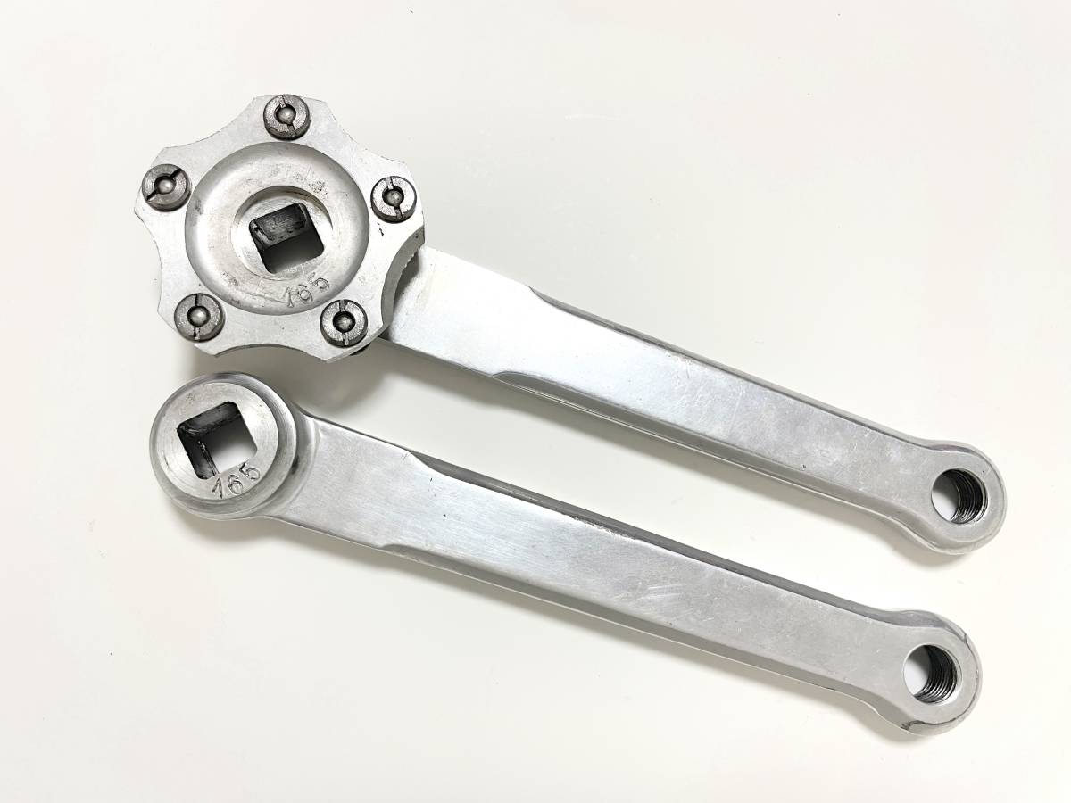 ☆TA シクロツーリスト クランク 165mm BSC 5ピン付き 検 東叡 TOEI 