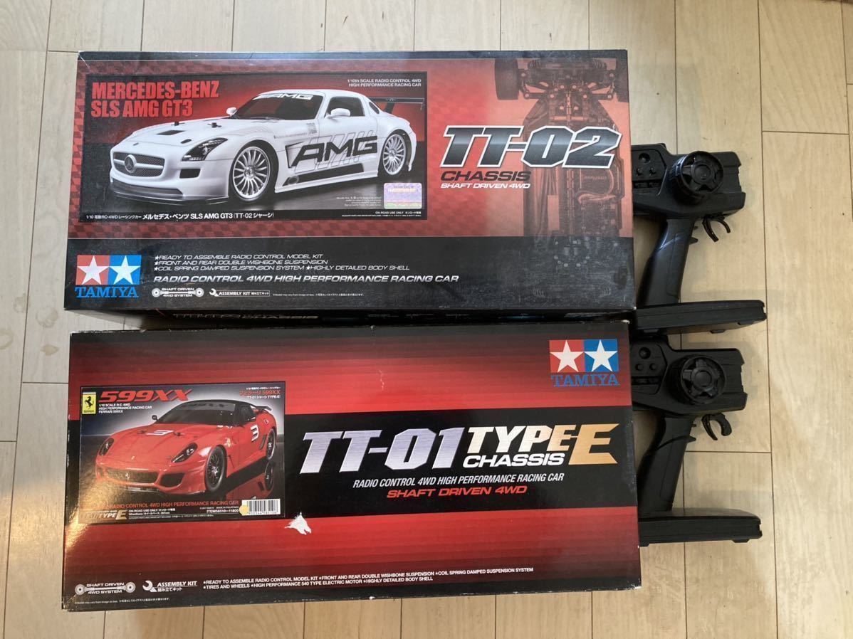 タミヤTT-02シャーシ/ファインスペック2.4G2Ch RCプロポセット 商品の