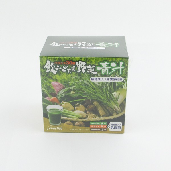 エバーライフ 飲みごたえ 60包 野菜青汁 (60包×1箱) 乳酸菌 配合 飲み 