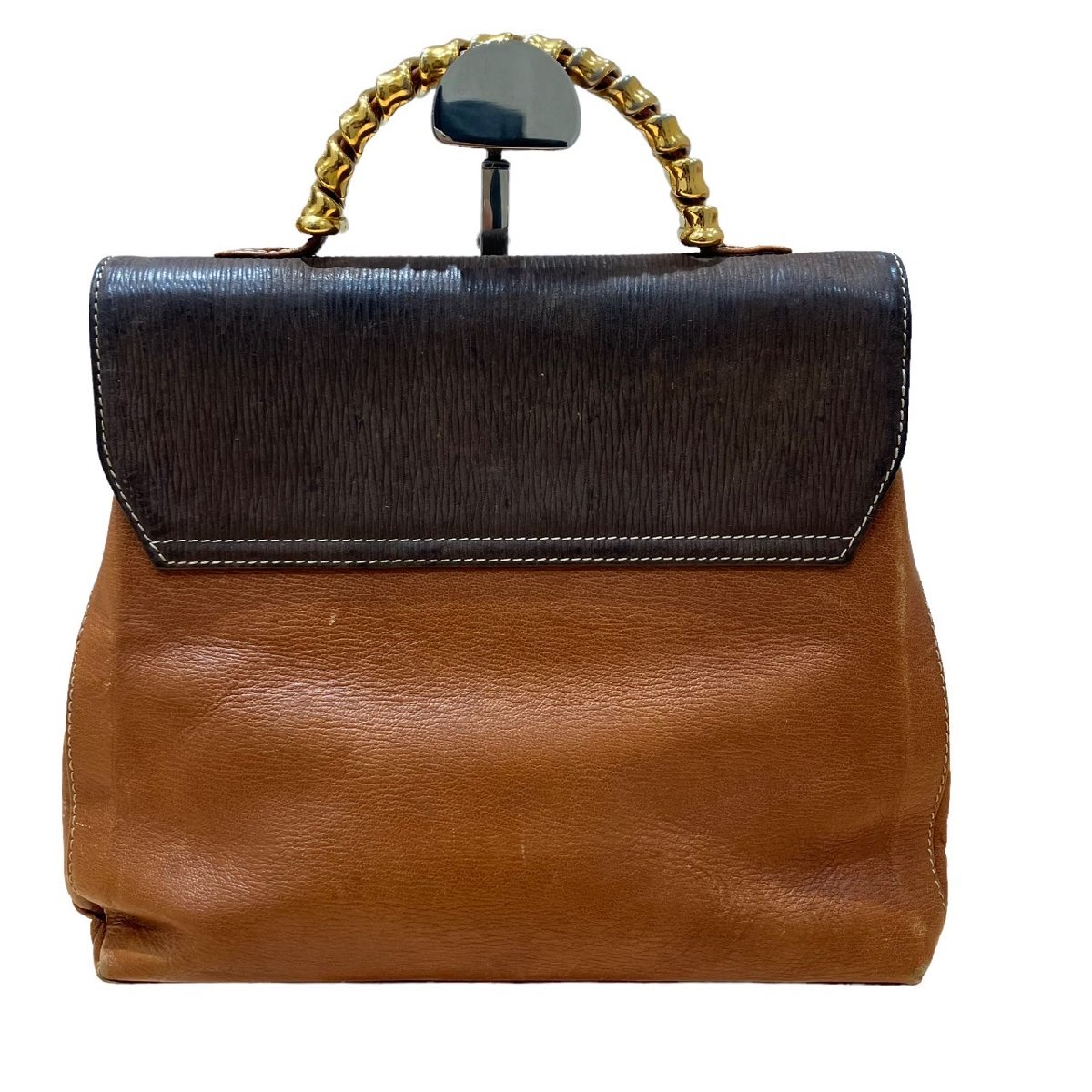 ベラスケス ロエベ LOEWE ツイストハンドル レザー 美品 ショルダー 