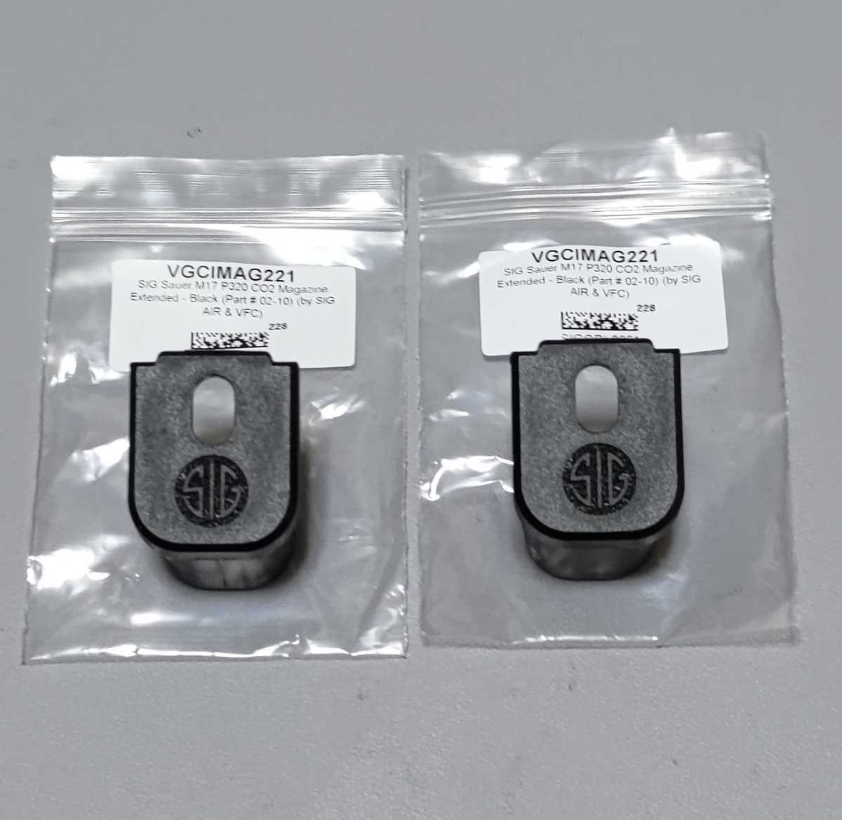 新品/未使用】SIG AIR/VFC P320 M17 Co2マガジン エクステンド 
