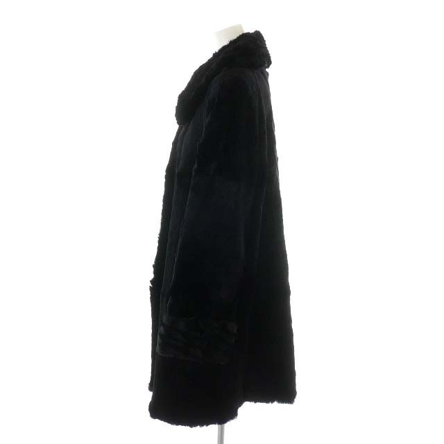 EMBA シェアード 高級 ロング ミンクコート ブラック系