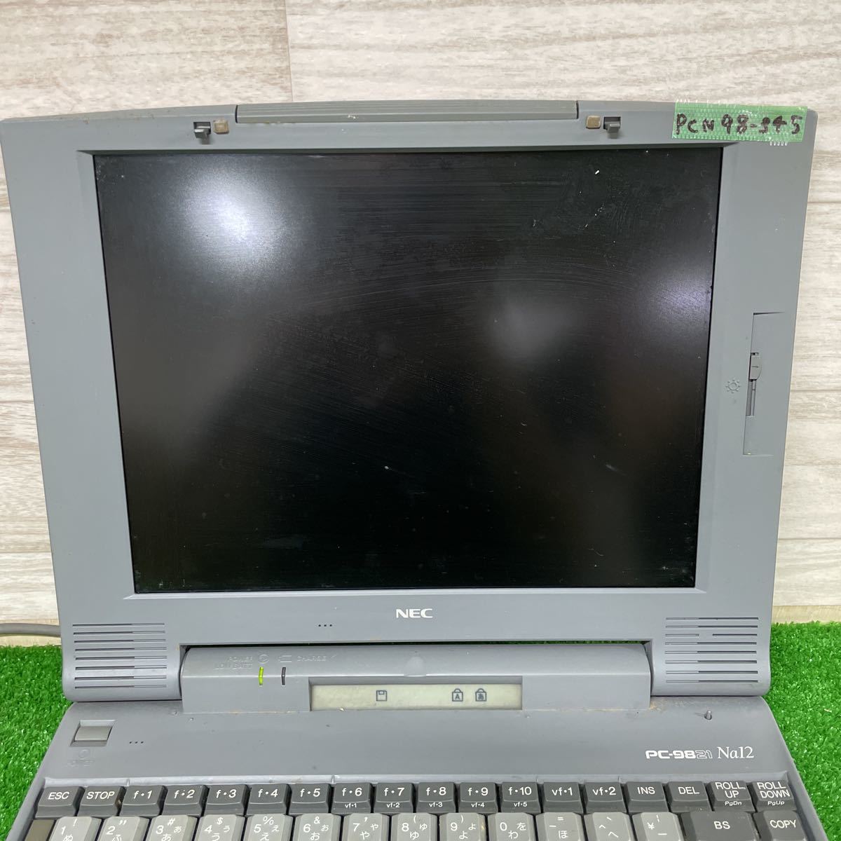 PCN98-345 激安 PC98 ノートブック NEC PC-9821Na12/S8 通電のみOK