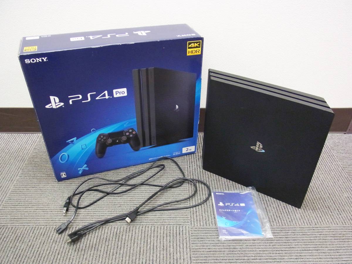 SONY ソニー PlayStation4 PS4 Pro Jet Black 2TB 本体 CUH-7200C 