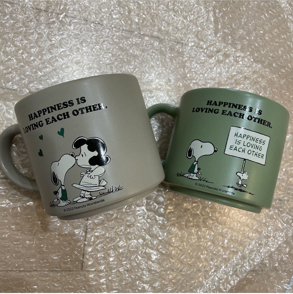 スタッキングマグ PEANUTS グレー スヌーピー ピーナッツ マグ 