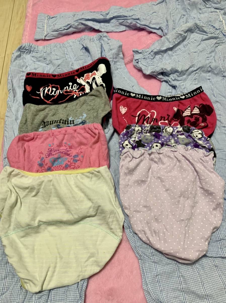 ECO 女の子処分品　小学生　150-160サイズ　パンツ　水着　靴下　パジャマ　訳あり ジャンク品　処分品 断捨離 整理品 パンツ 制服 ECO 新品ECO 140-150サイズ *eco女の子タンス整理品女子高生*ブラショーツ