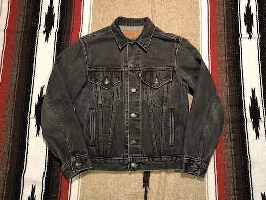 Levis 70506 0259 ブラック サイズ38 85年11月製 USA製 Levi's USA製 70506 - 0259 38R ボタン裏777 black demim jacket