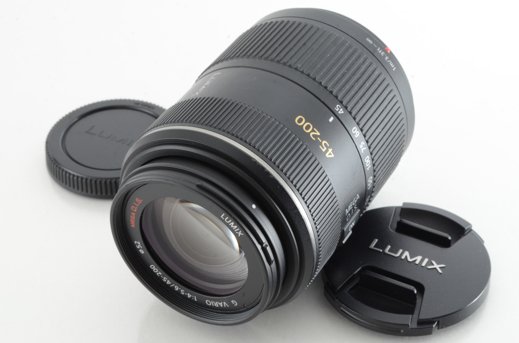 9901 ☆良品♪☆Panasonic LUMIX G VARIO 45-200mm F4.0-5.6 MEGA O.I.S.