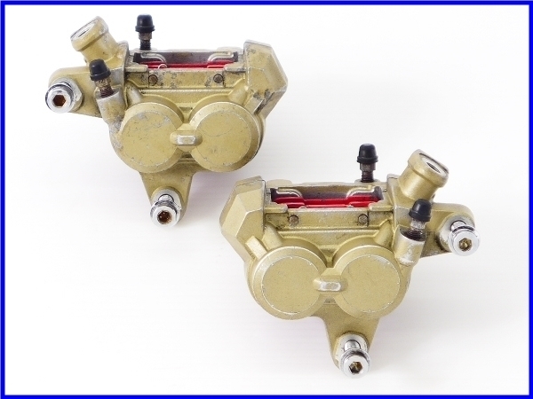 《M1》GSX-R750(GR71G) 純正フロントキャリパーset♪赤パッド♪