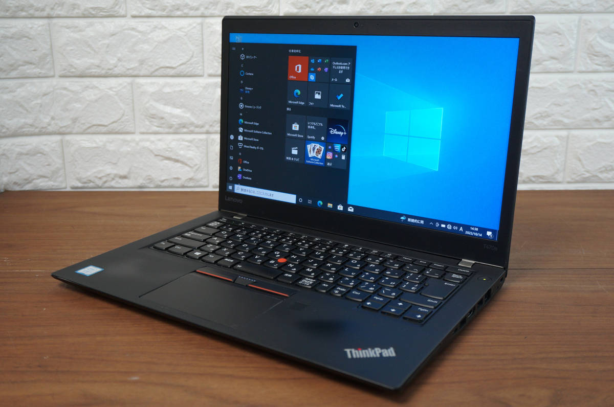 【大人気，正規品】 Lenovo ThinkPad T470s 20HG-A00GMJP 第7世代 Core i5-7200U 2.50GHz / 8GB / SSD 256GB / Windows10 14型 ノートパソコン PC 14715(14インチ～)｜売買されたオークション情報、yahooの商品情報をアーカイブ公開 - オークフ レノボ