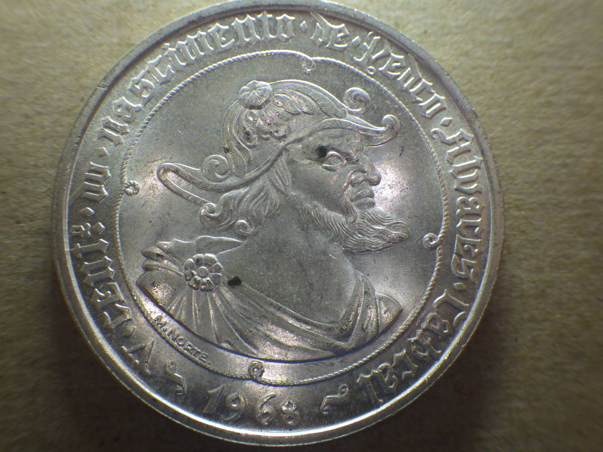 ポルトガル 1968年 50エスクード 銀貨 ポルトガル 1968年 50エスクード銀貨 (ヨーロッパ)｜売買された