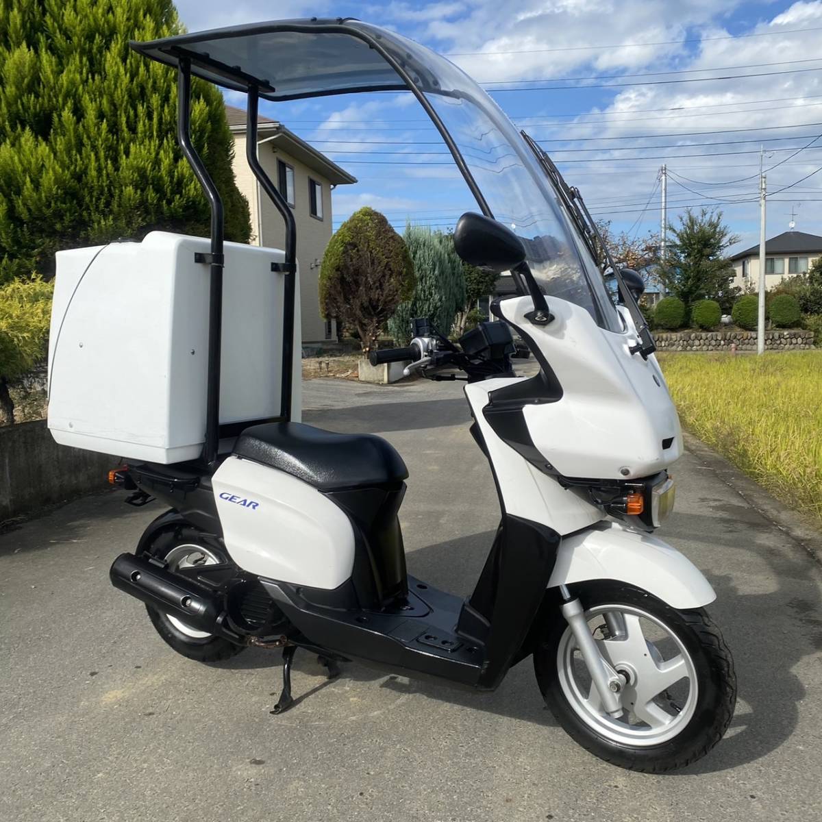 ギア UA06J ヤマハ 始動 書類付 ルーフボックス付 現状車検 GEAR 配送 