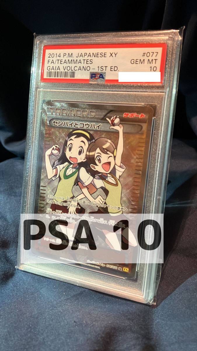 PSA10 センパイとコウハイ 077/070 XY 初期 1 ST EDITION 1ED ポケカ