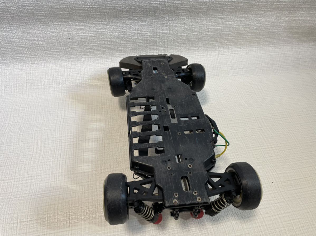 タミヤ TA-05 シャーシ 部品取り TA05 サーボ・モーター・タイヤ