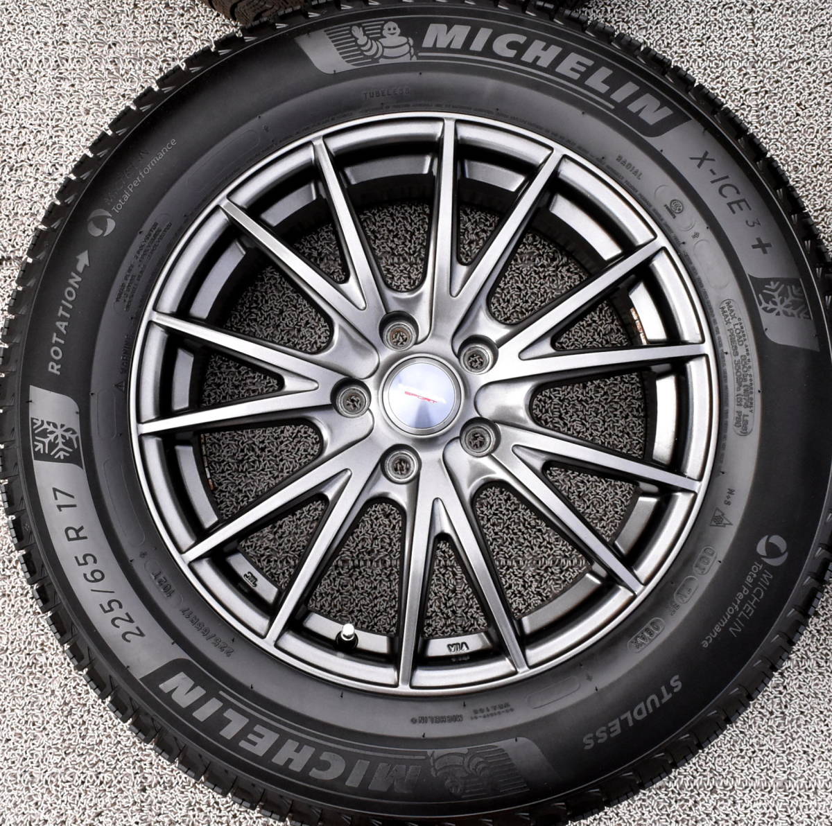 Weds 軽量 ホイル + MICHELIN X-ICE3 + 225/65R17 ミシュラン 