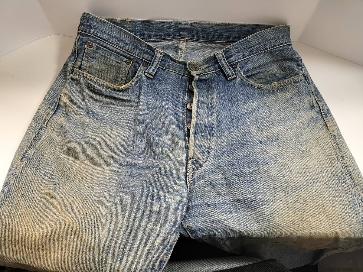 16104☆SUGAR CANE シュガーケーン 1947 W34 L34 丈104cm ダメージ 