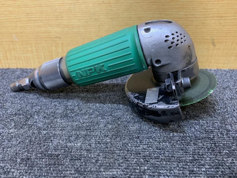 アングルグラインダ NPK 日本ニューマチック工業 100mm用 | 013♪おすすめ商品♪NPK (強力型 (超 ニューマチック 《千葉 中古C傷汚れあり NGS-100の中古 エアアングルグラインダ NGS-100 常圧エアーアングルグラインダ -