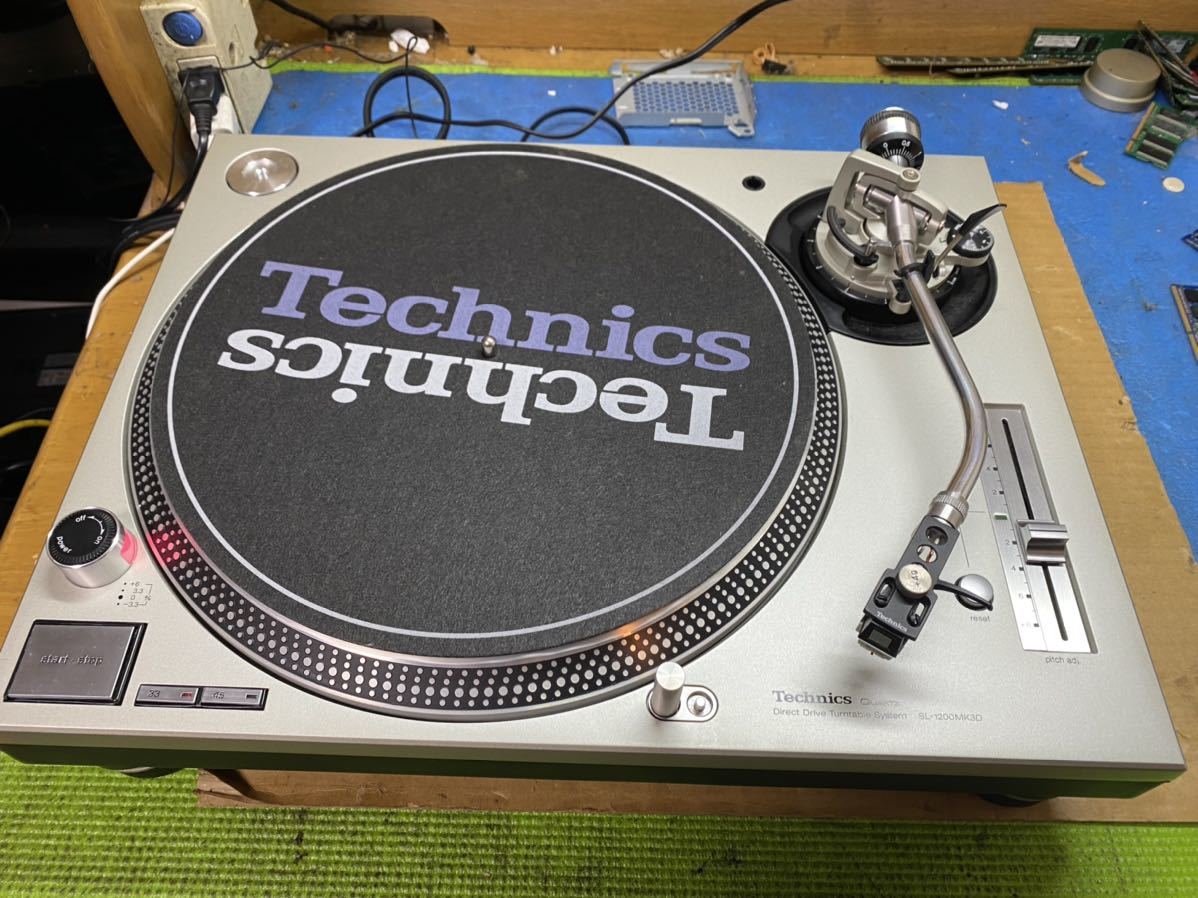 Technics :SL-1200D +SHURE SC35C ターンテーブル Technics DJ Shure