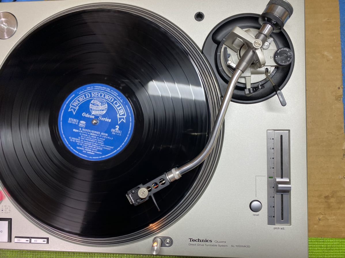 Technics :SL-1200D +SHURE SC35C ターンテーブル Technics DJ Shure