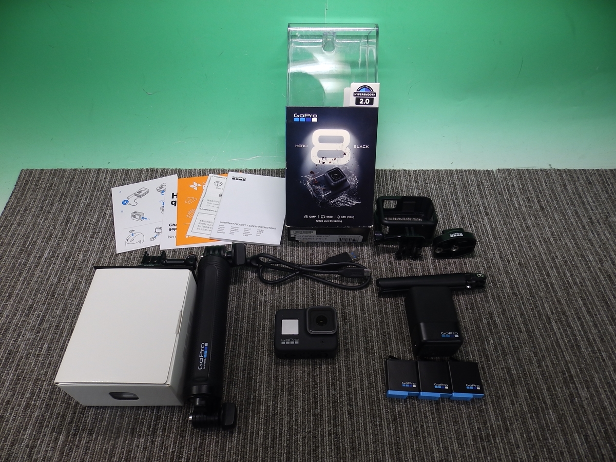 GoPro HERO8 Black バッテリー5個付き（GoPro(ゴープロ) AEDBD-201-AS 