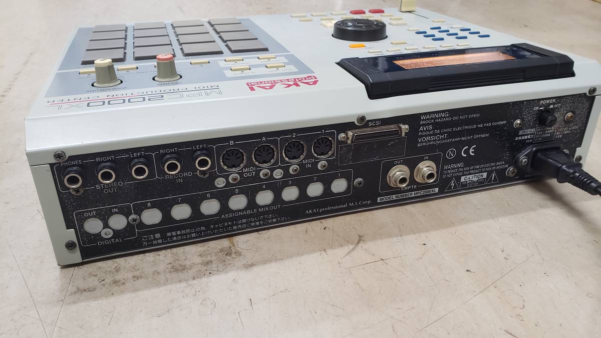 メンテ済!!☆AKAI MPC2000XL☆最新OS フルメモリ32MB MPC3000等の大 