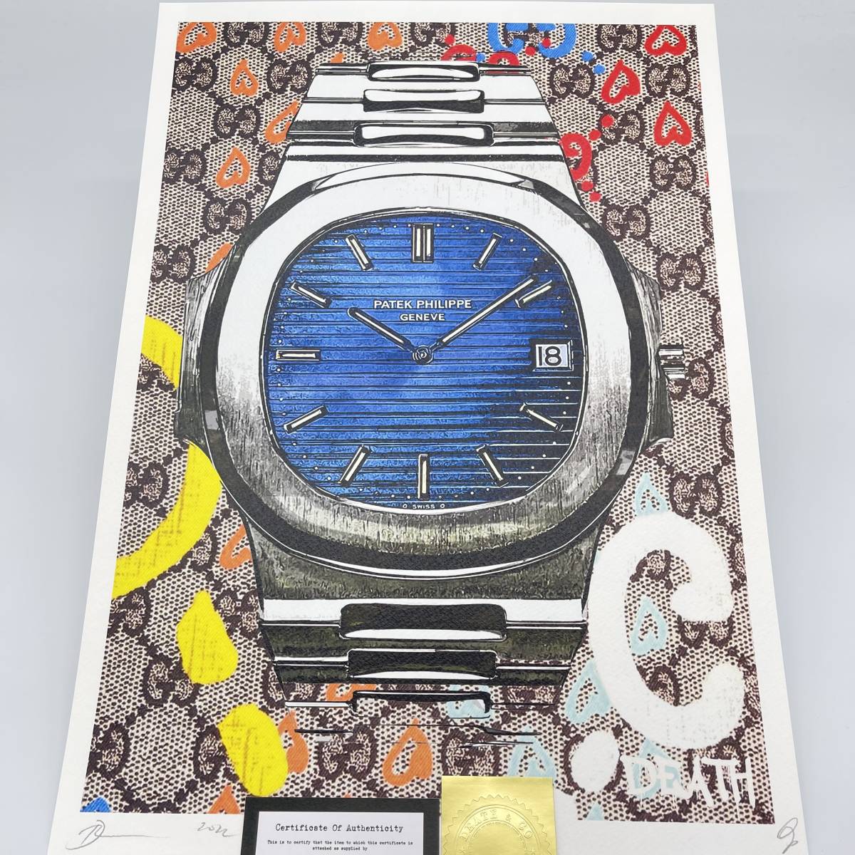 DEATH NYC 世界限定100枚 アートポスター PATEK PHILIPPE パテック
