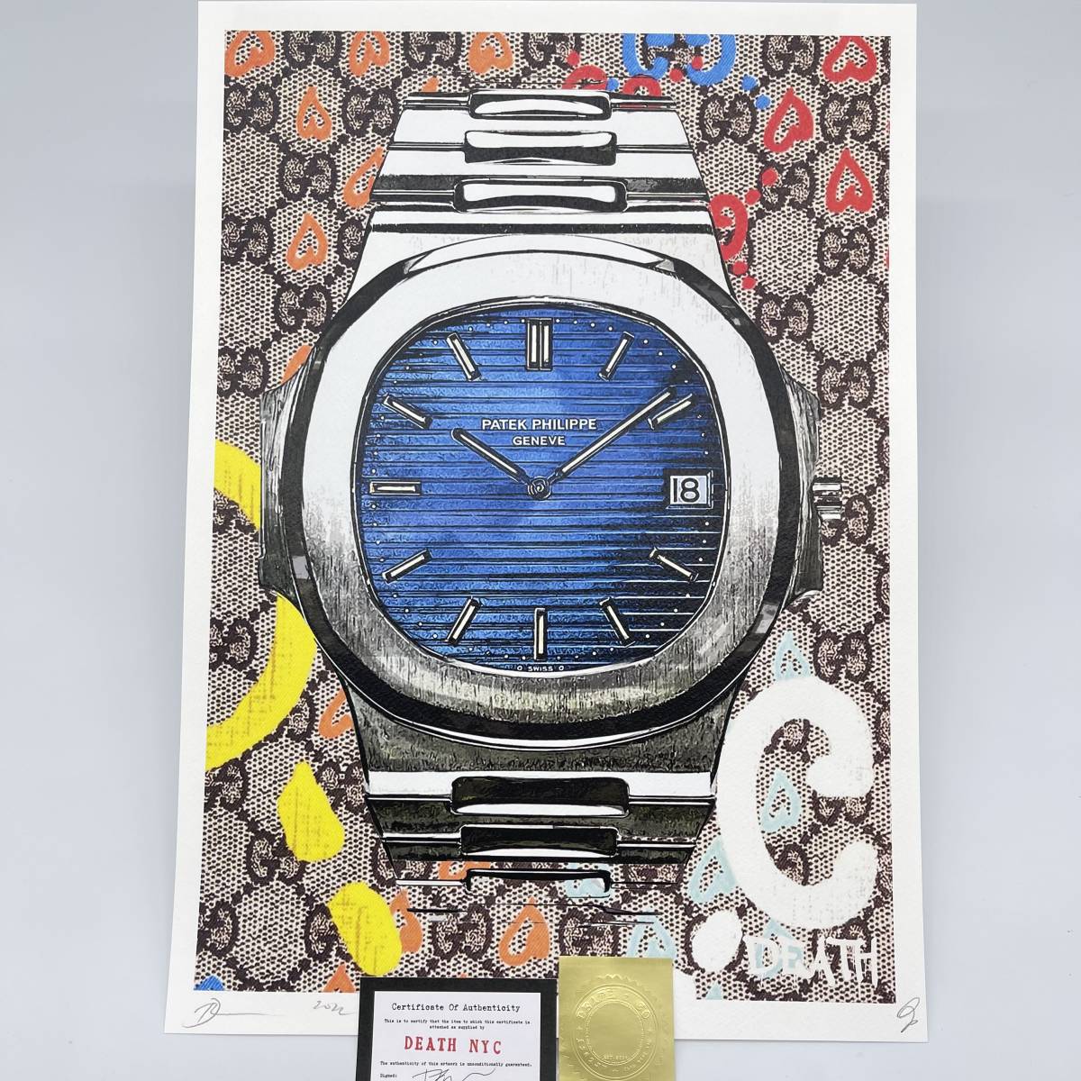 DEATH NYC 世界限定100枚 アートポスター PATEK PHILIPPE パテック