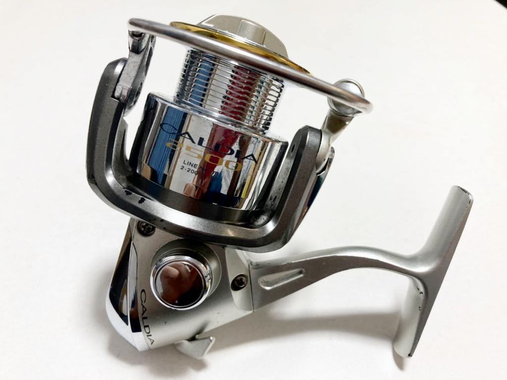 フィッシング CALDIA カルディア LT2500S ハンドルカスタム 美品 替え