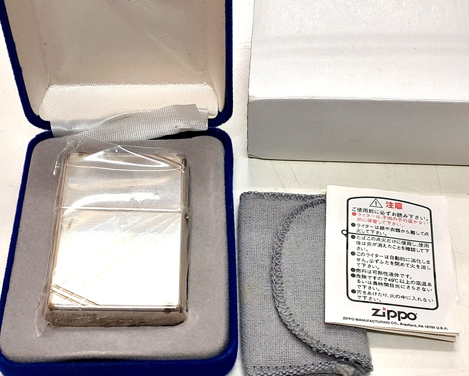 ☆【未使用】長期保管品 Zippoジッポー 1996年スターリング ☆【未使用】長期保管品 Zippoジッポー 1996年スターリング