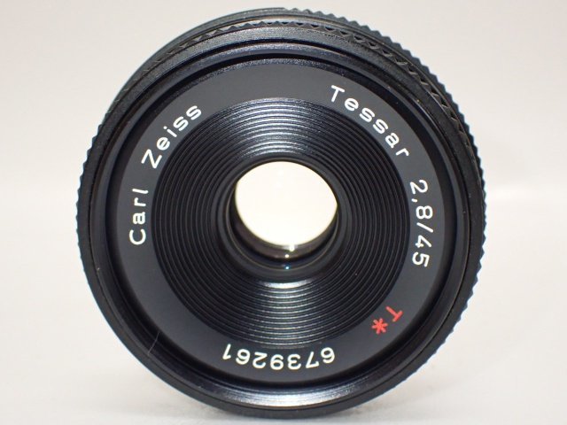 CONTAX Carl Zeiss Tessar 45mm F2.8 T* コンタックス 単焦点レンズ 鷹