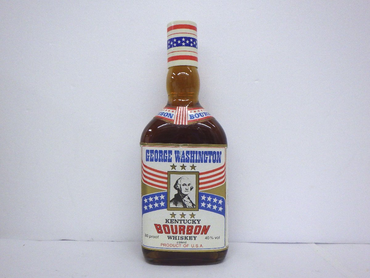 古酒 未開栓 GEORGE WASHINGTON ジョージ ワシントン KENTUCKY ケンタッキー BOURBON バーボン WHISKY ウイスキー 700ml 40％ A30211xN
