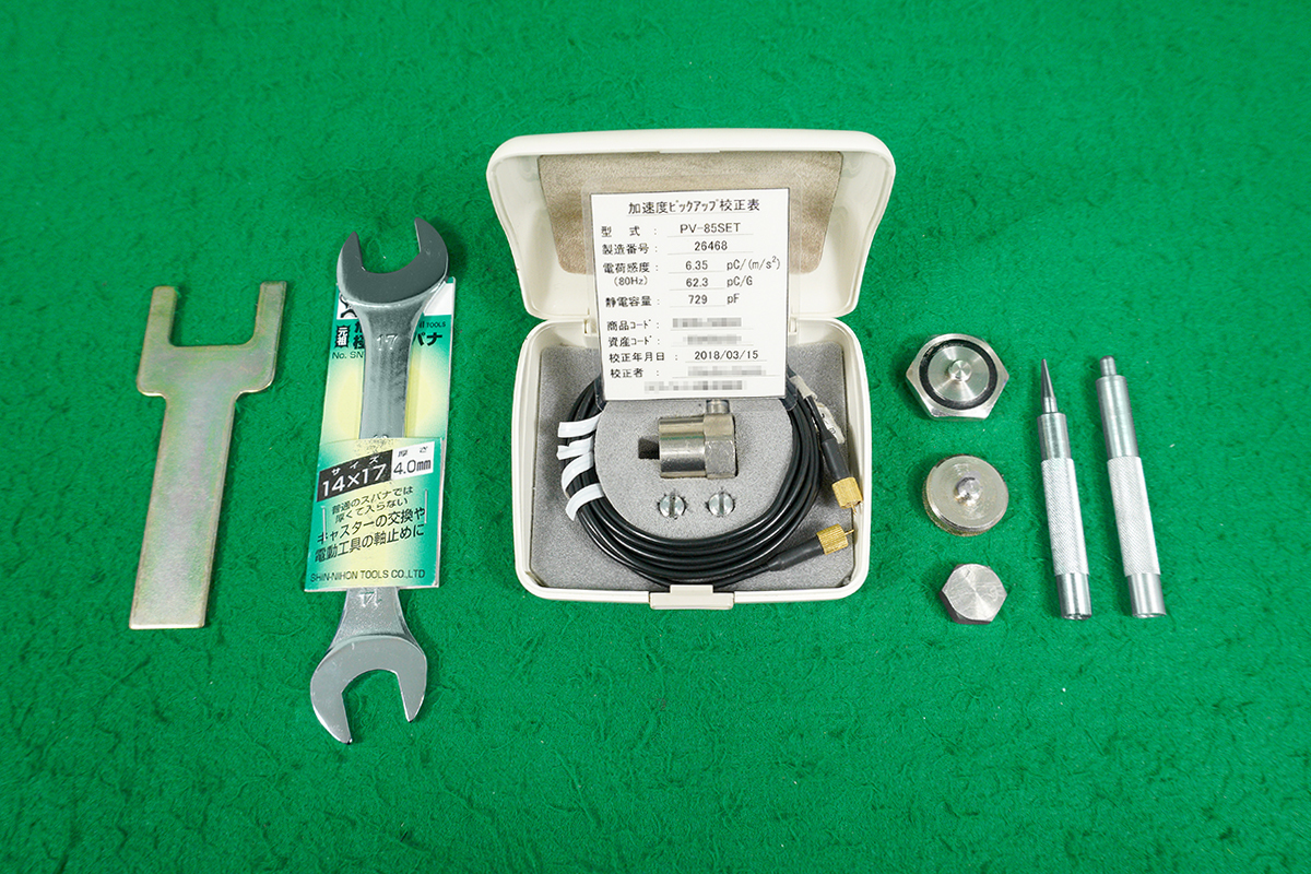 【高品質，得価】 リオン 圧電式加速度ピックアップ PV-85 Accelerometer Vibration Sensor RION(測定器)｜売買されたオークション情報、yahooの商品情報をアーカイブ公開 - オークファン その他