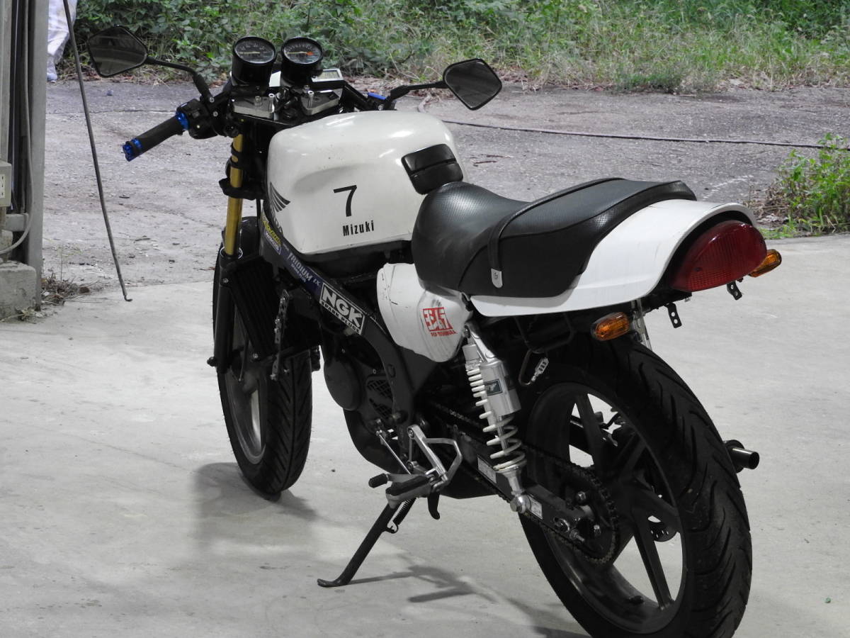魔改造原チャ】HONDA NS-1 キタコ63ccボアアップ YZF-R25ラジエータ 前 