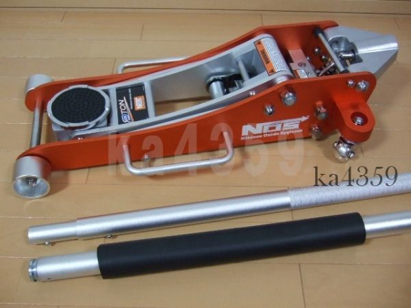 新品 NOS 2トン アルミ製 ローダウン ガレージジャッキ2t フロアジャッキ 軽量 油圧ジャッキ デュアルポンプ 低床 アルカン ニトロ