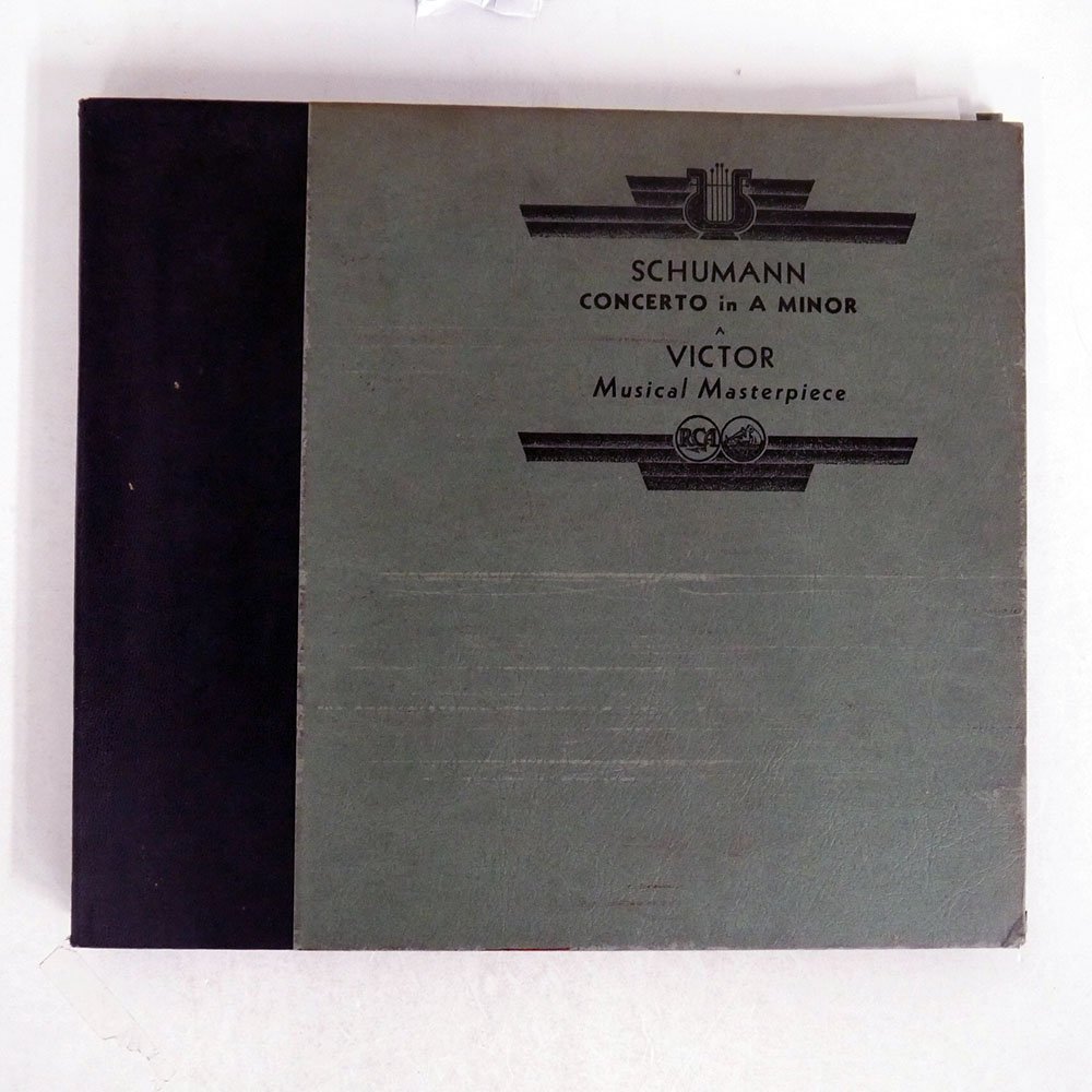 SP盤 米 4枚組 コルトー/シューマン ピアノ協奏曲/VICTOR M-39 SP盤 蓄音機