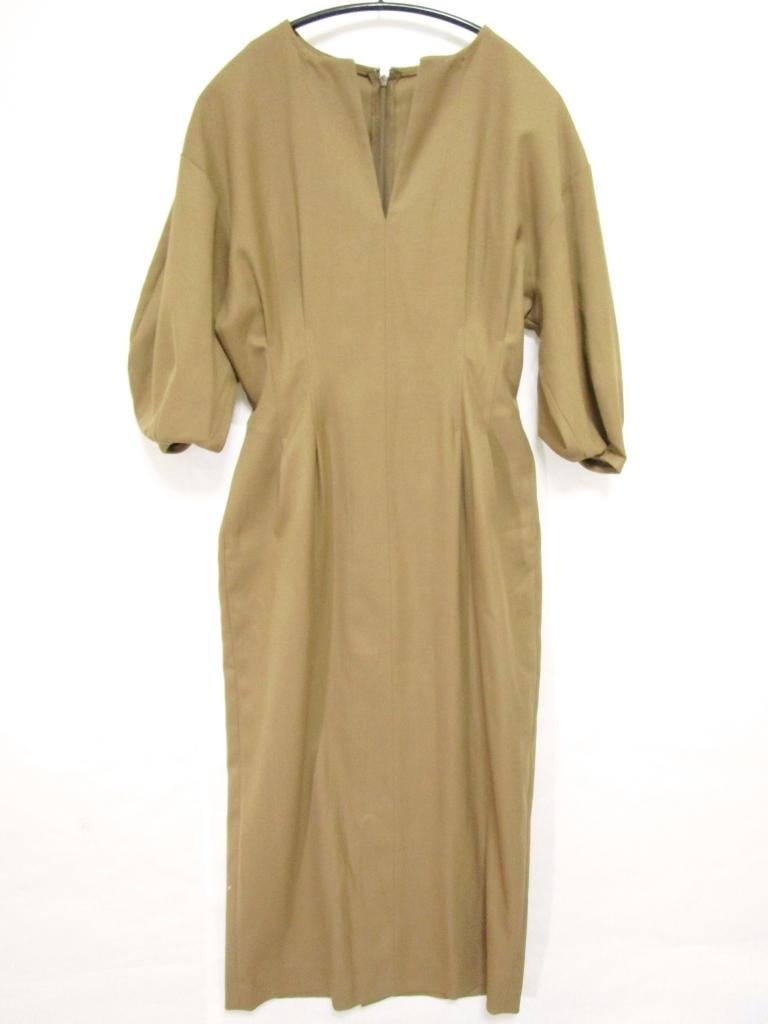  VERMEIL par iena ヴェルメイユパーイエナ ワンピース キャメル ツイルウエストシェイプ パフスリーブ size36 S/941621(イエナ)｜売買されたオークション情報、yahooの商品情報をアーカイブ公開 - オ その他