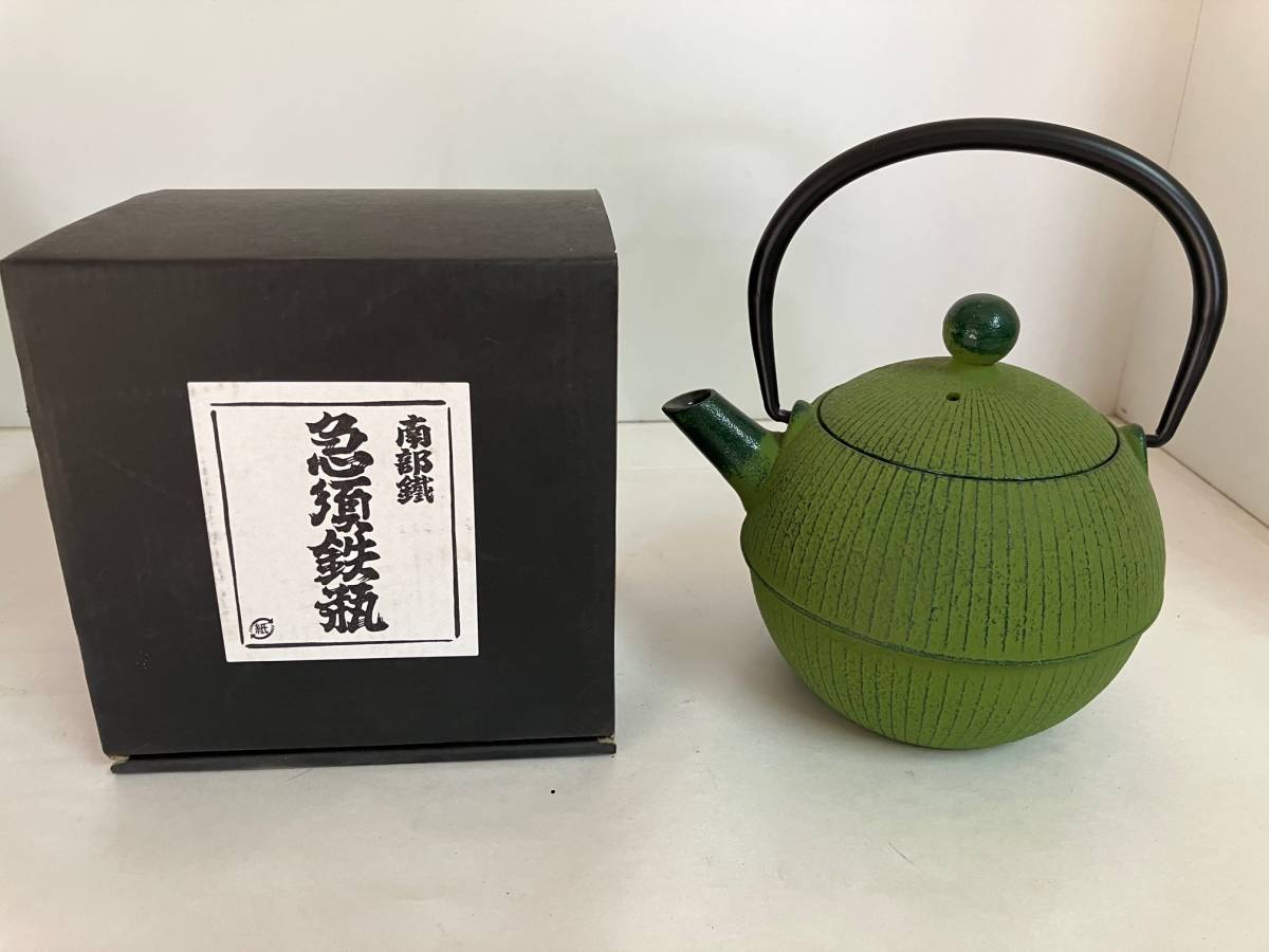 正規品，最新作 南部鉄器 急須 雅 グリーン 0.5L(急須)｜売買されたオークション情報、yahooの商品情報をアーカイブ公開 - オークファン 茶器