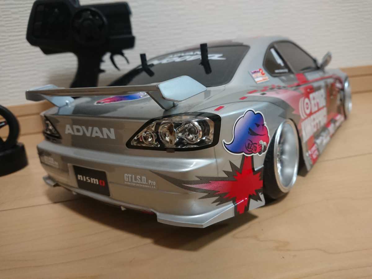 美品】タミヤ ドリフトスペック NISSAN S15 シルビア 電飾付 ファイン 