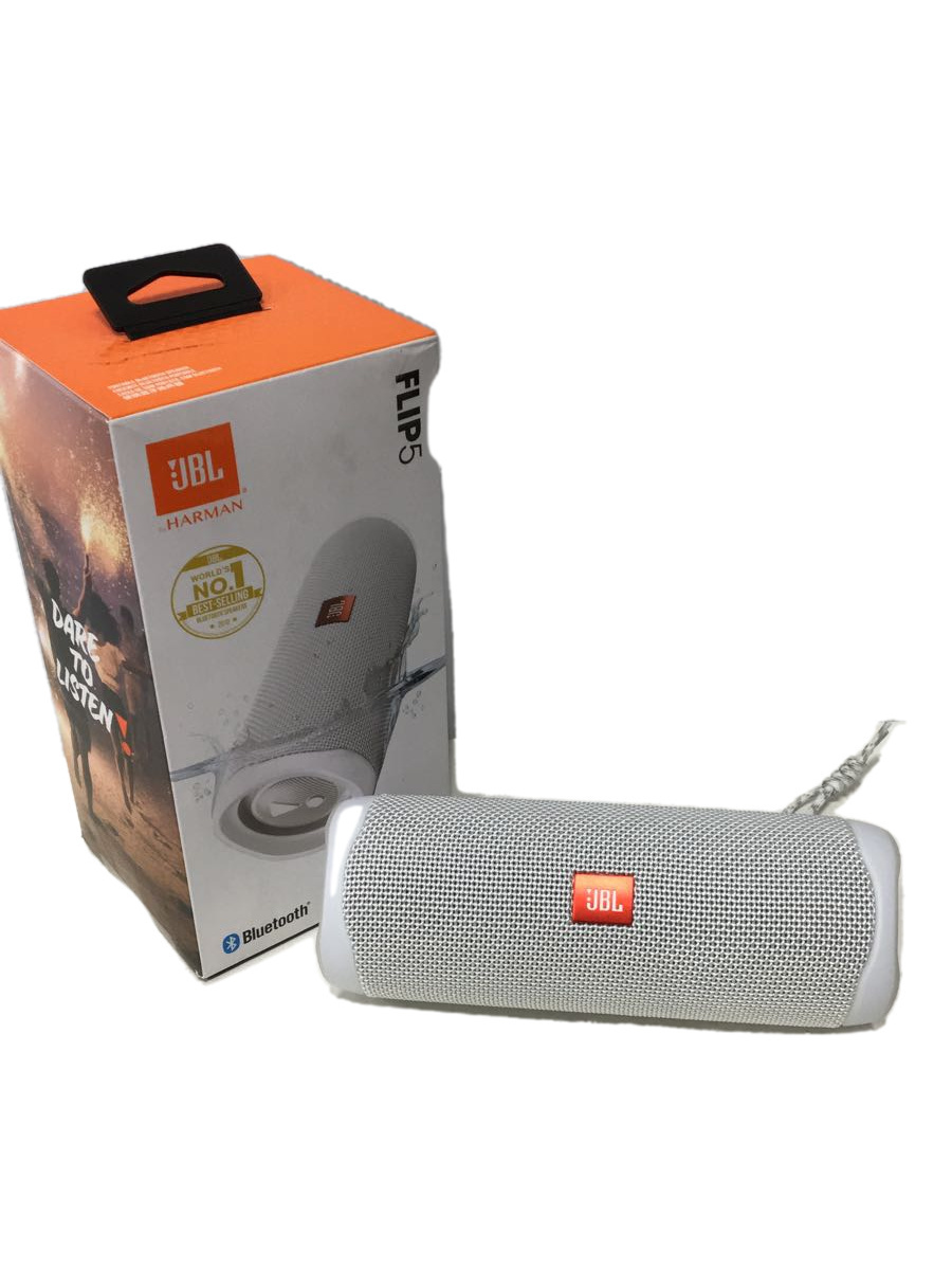 JBL FLIP5 Bluetoothスピーカー ホワイト JBLFLIP5W… オーディオ機器