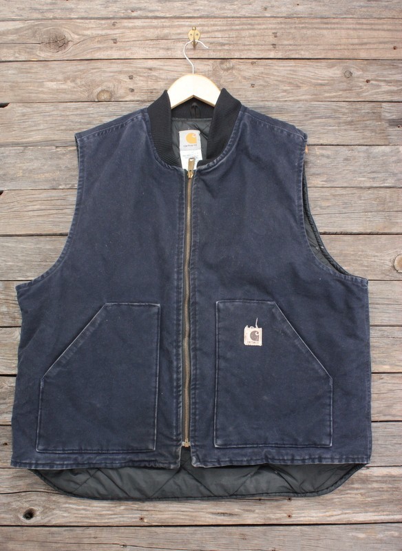 カーハート ネイビー ダックベスト Carhartt 中古・古着通販CarHartt