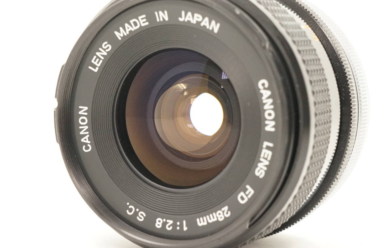 カメラ 動作保証 キヤノン Canon FD 100mm F2.8 S.S.C. 前後