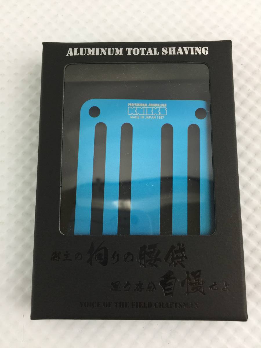 smH49; 送料無料 未使用 KNICKS ニックス ALU-15-BL アルミ製ベルトループ ニックス KNICKS ベルトループ ブルー ALU-15L ALU15L-BL〈ブルー〉／アルミ総削り出しベルトループ（一部削り