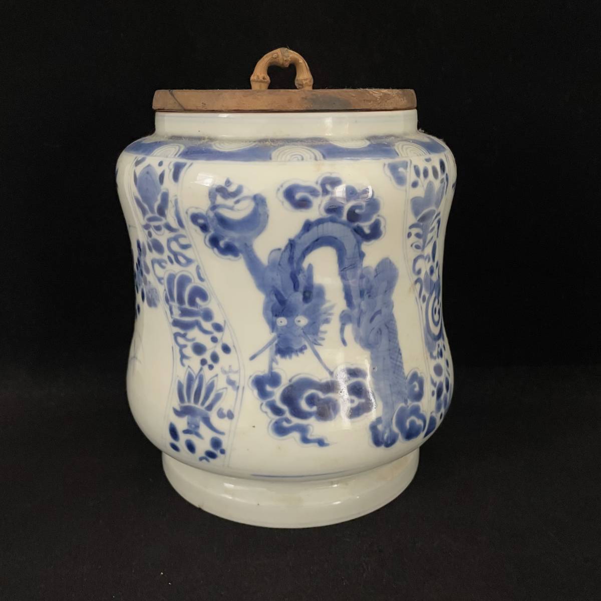 中国美術 古玩 清代 青花大碗 骨董品 海】中国美術 清代早期 青花釉裏