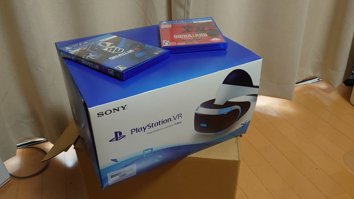 PlayStation VR カメラ同梱版 プレイステーションVR（PlayStation VR）Camera同梱版　CUHJ-16001＋Biohazard resident evil + DriverClub VRセット